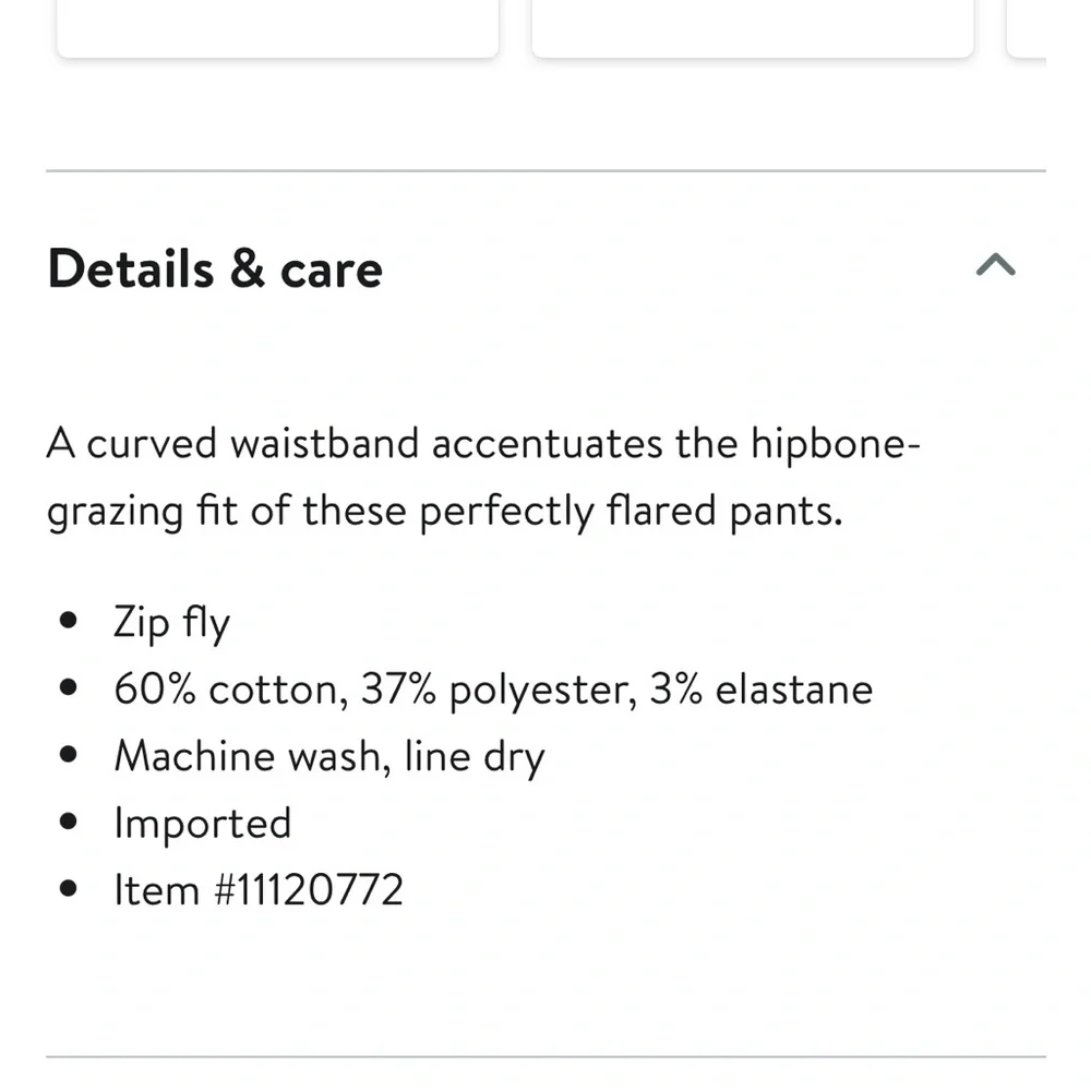 I.AM.GIA Ellena 2.0 Curve Waist Zippered Flare Pants - Picture 5 of 5